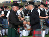 P/M Richard Parkes with good friend and fellow competitor, P/M Terry Tully of the St Laurence O'Toole Pipe Band