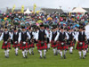 Marching off the line at Cowal, 2010