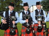 Band members with the 2011 All-Ireland Championship trophies. Left to right: Emmett Conway, Alastair Dunn, Richard Parkes, Graham Drummond and Matt Wilson