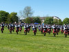 FMM practicing in the sun at Bathgate, 2013