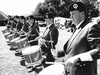 Field Marshal Montgomery's Drum Corps, Stephen Rourke in the foreground