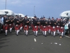 Field Marshal Montgomery Pipe Band in Portrush, 2006 - Pipe Major Richard Parkes MBE, Andrew Carlisle, Mark Smyth, Ryan Canning, Kris Coyle, Scott Drummond & Alastair Dunn