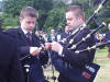Pipe Sergeant Alastair Dunn and Michael Fitzhenry, Pitlochry 2006