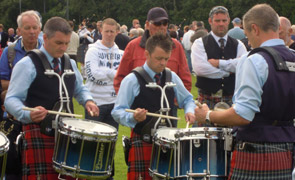 FMM drummers practice in Stormont